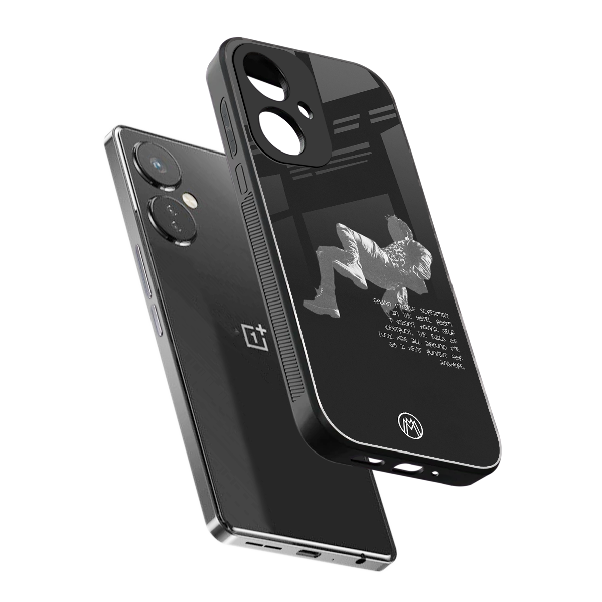 despair back phone cover | glass case for oneplus nord ce 3