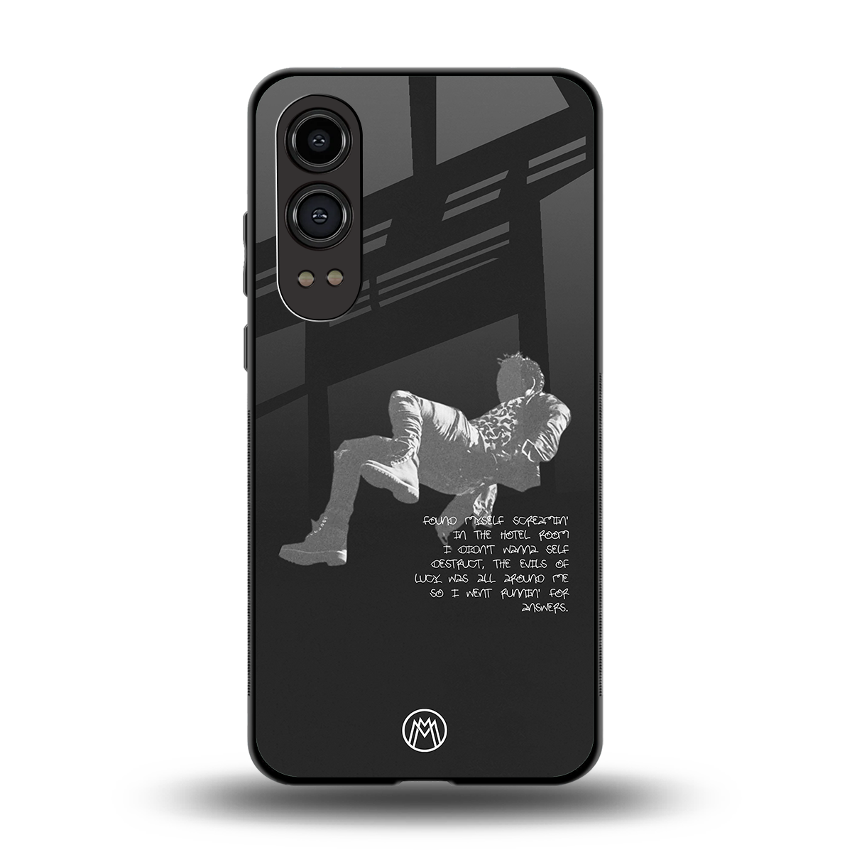 despair back phone cover | glass case for oneplus nord ce 4 lite
