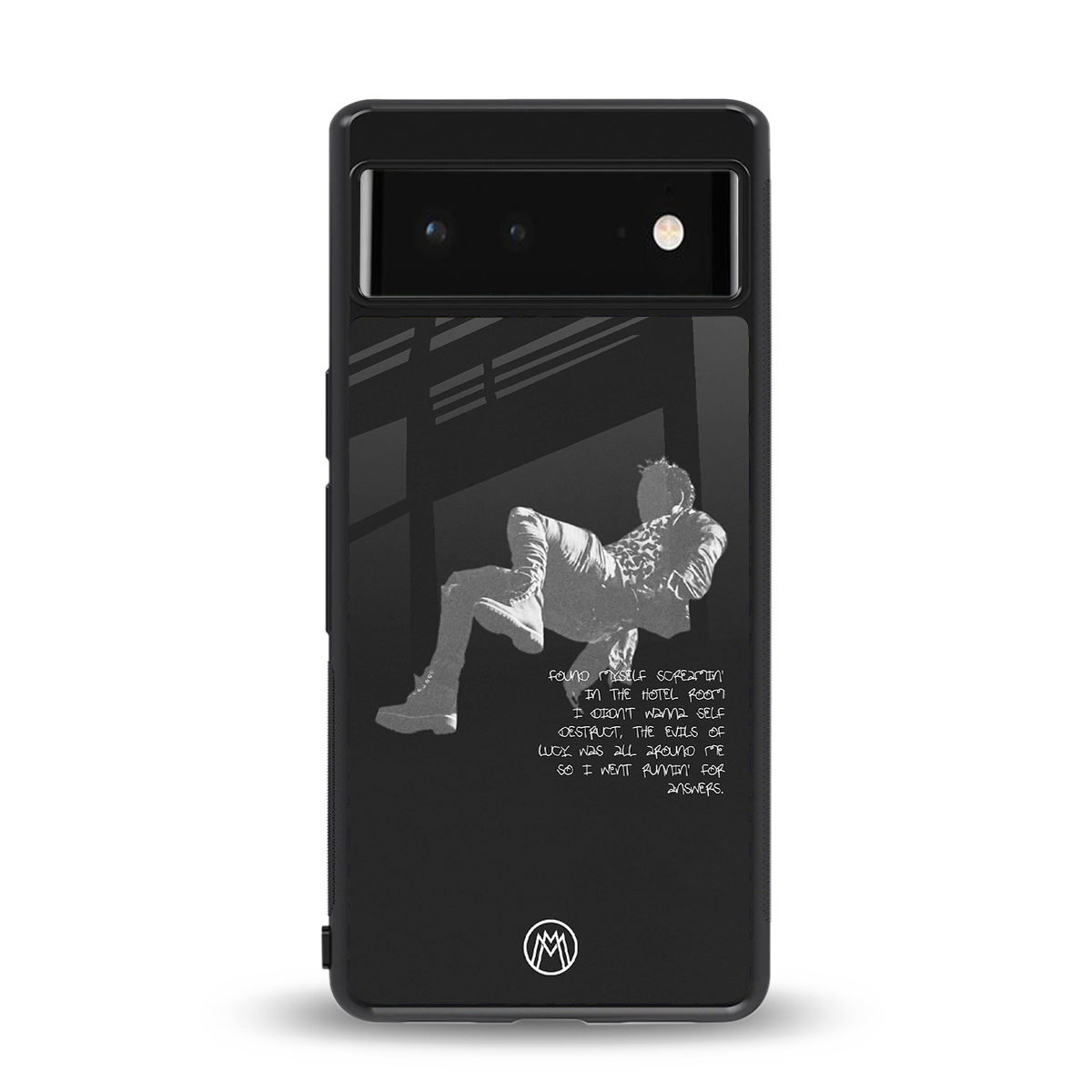 despair back phone cover | glass case for Google Pixel 6A