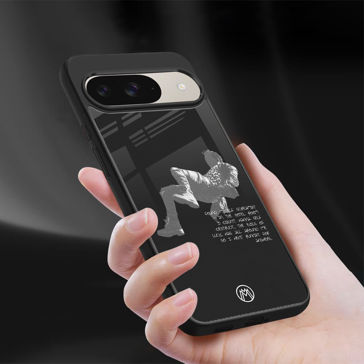 despair back phone cover | glass case for google pixel 9