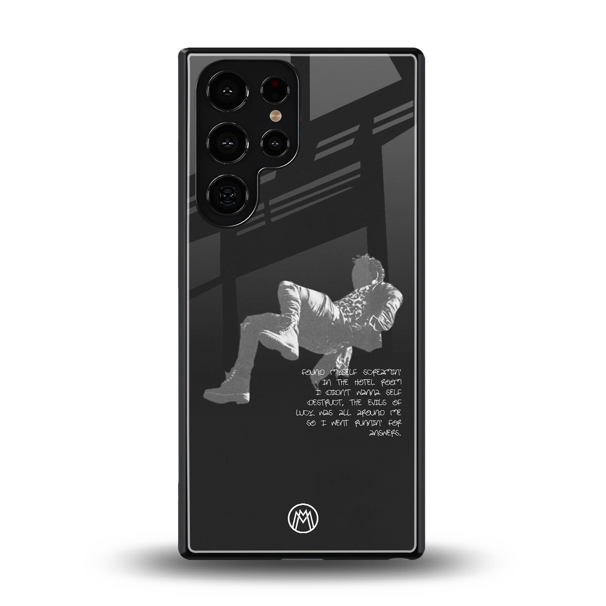 despair back phone cover | glass case for samsung galaxy s25 ultra