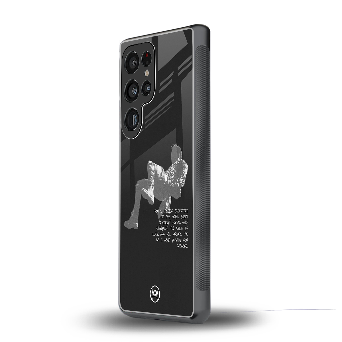 despair back phone cover | glass case for samsung galaxy s25 ultra