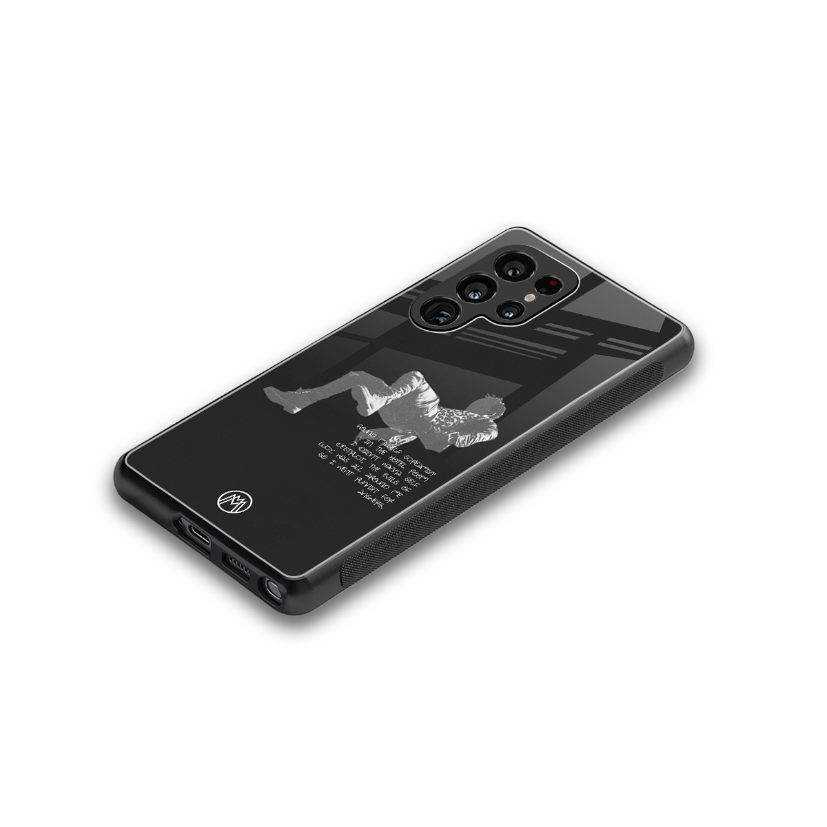 despair back phone cover | glass case for samsung galaxy s25 ultra