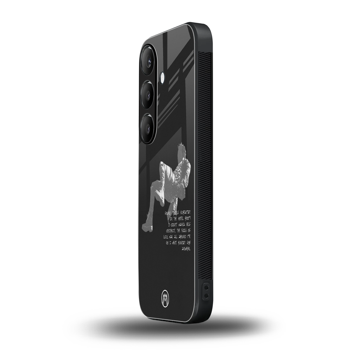 despair back phone cover | glass case for samsung galaxy s23 plus