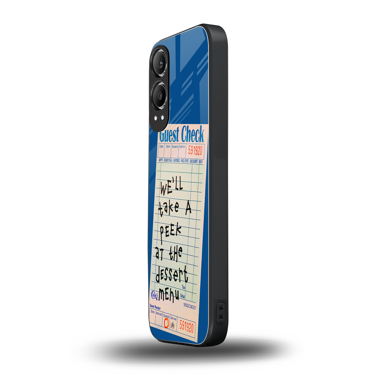 dessert menu back phone cover | glass case for oneplus nord ce 4 lite