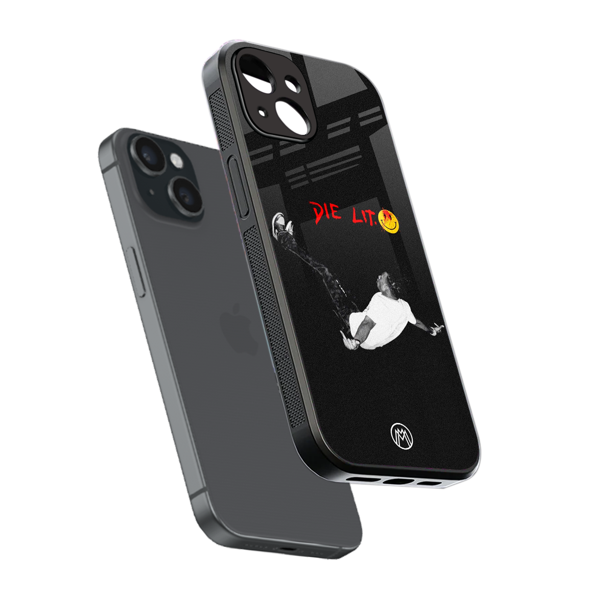 die lit back phone cover | glass case for iphone 13 mini