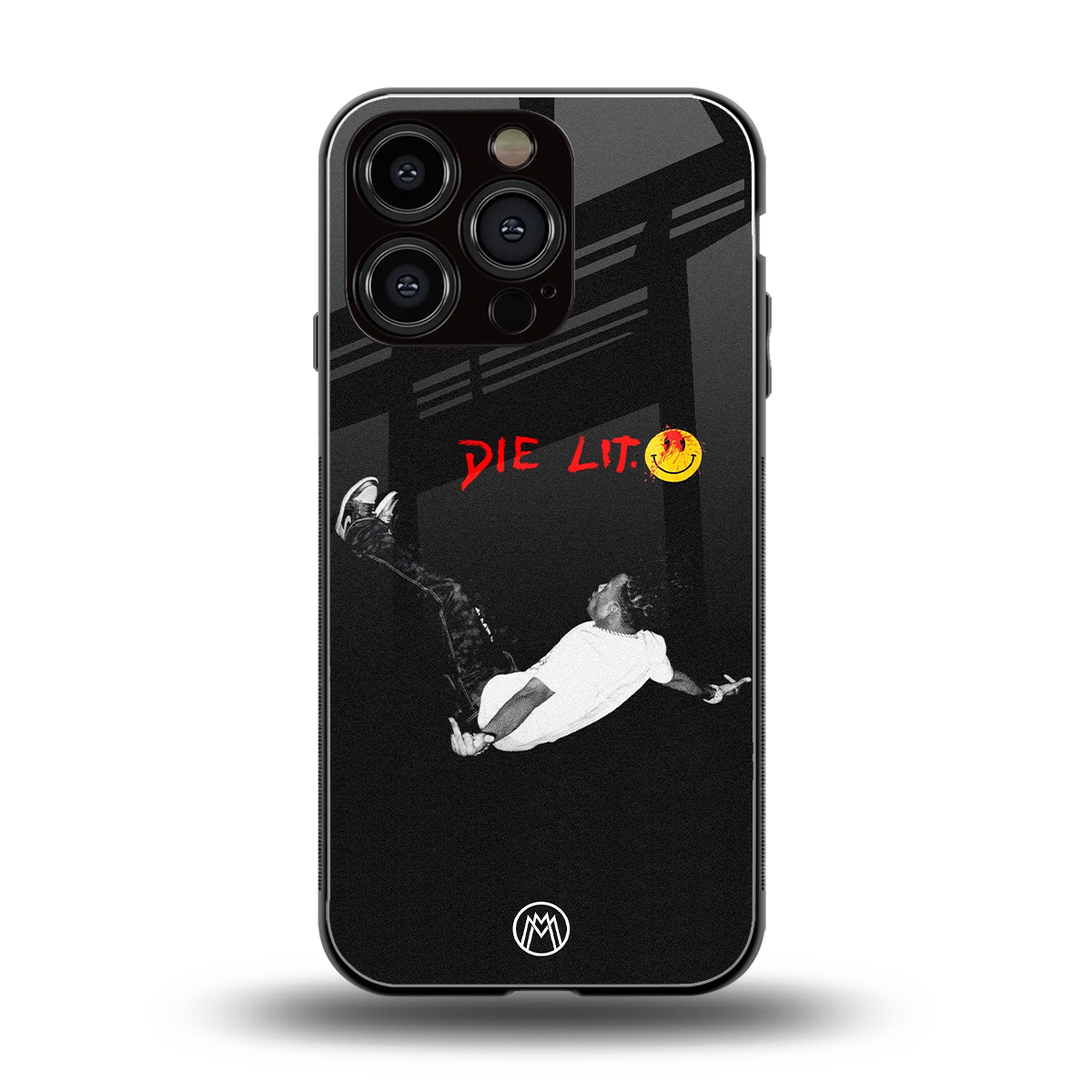 die lit back phone cover | glass case for iphone 16 pro