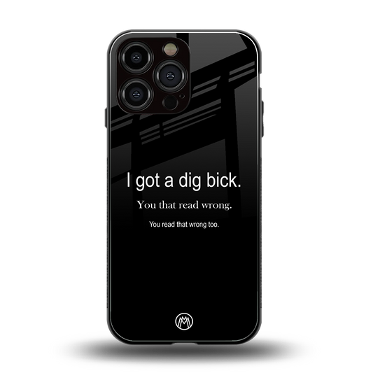 dig bick back phone cover | glass case for iphone 13 pro max