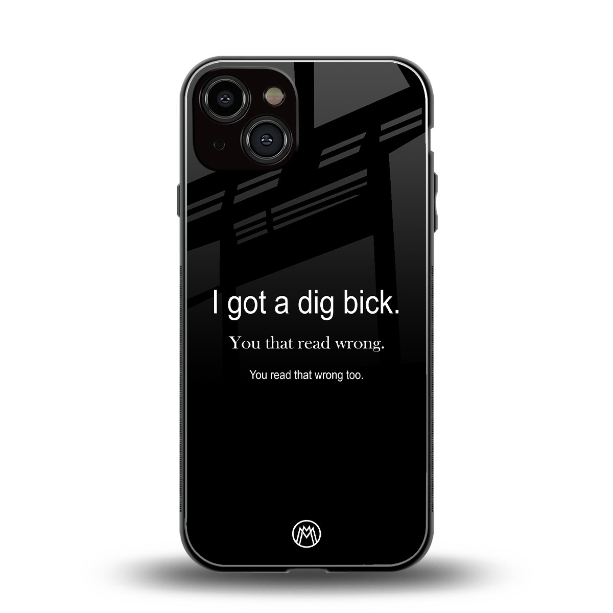 dig bick back phone cover | glass case for iphone 13