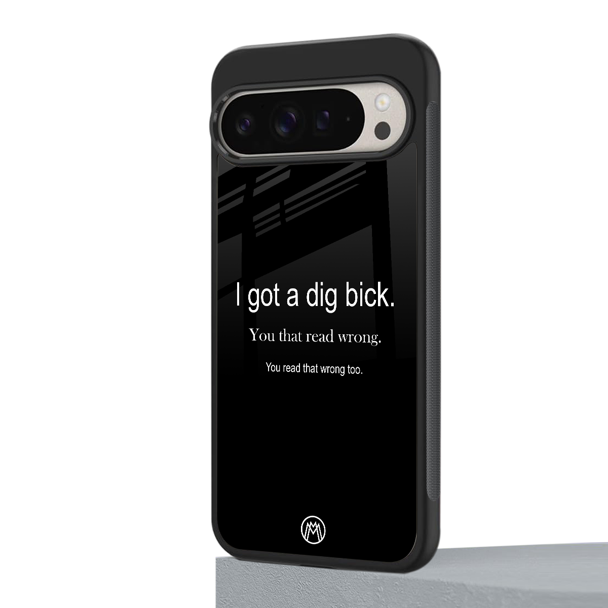 dig bick back phone cover | glass case for google pixel 9 pro
