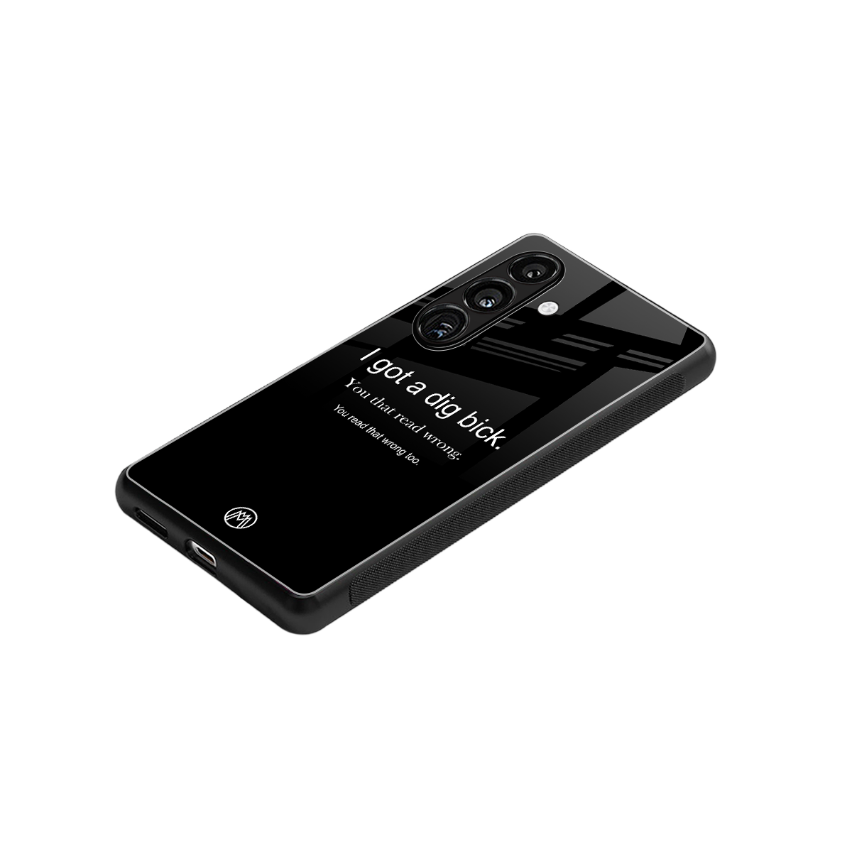 dig bick back phone cover | glass case for samsung galaxy s23 plus
