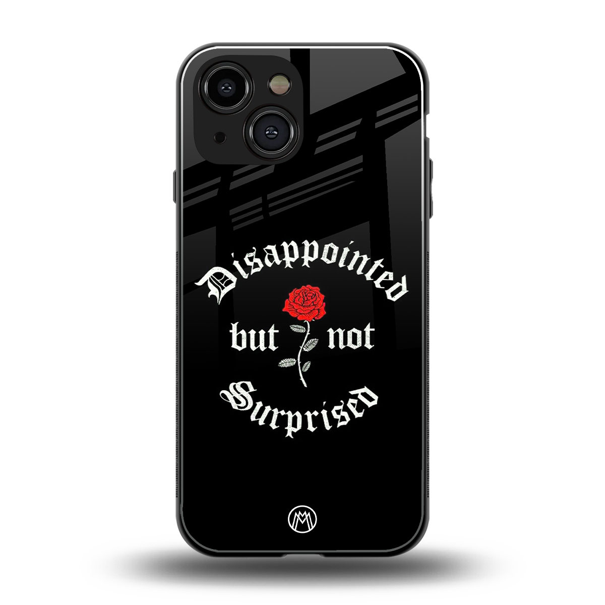 disappointed but not surprised back phone cover | glass case for iphone 13 mini