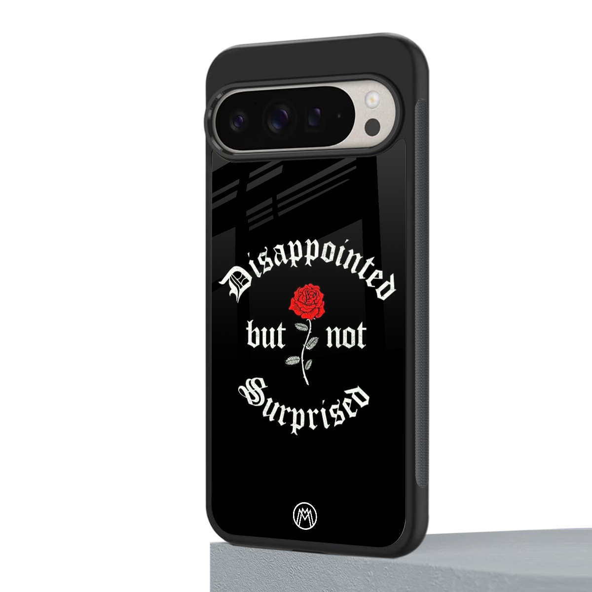 disappointed but not surprised back phone cover | glass case for google pixel 9 pro