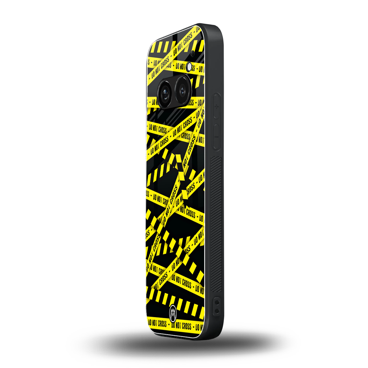 do not cross warning back phone cover | glass case for nothing phone 2a