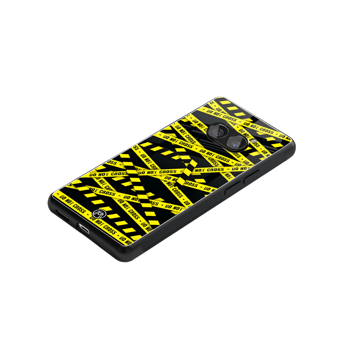 do not cross warning back phone cover | glass case for nothing phone 2a