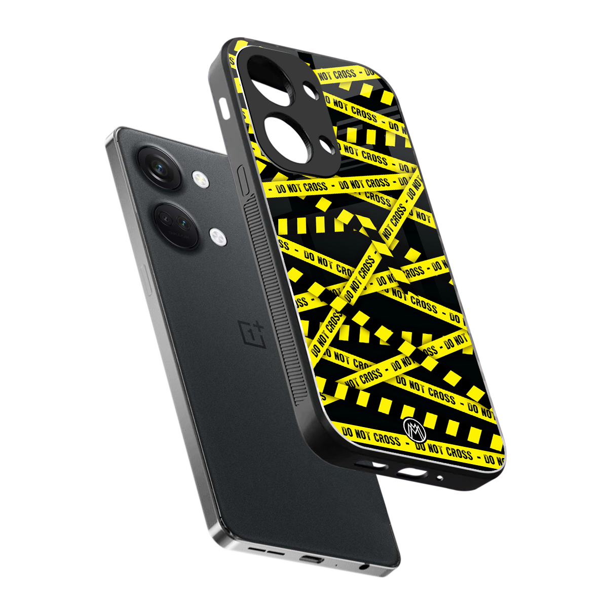 do not cross warning back phone cover | glass case for oneplus nord 3