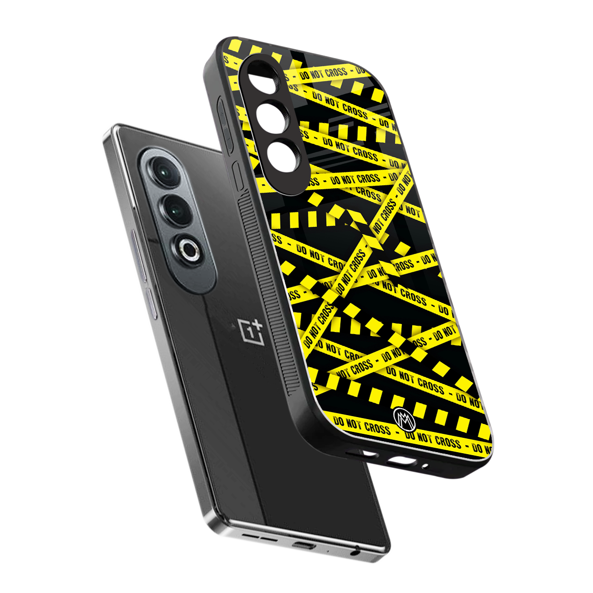 do not cross warning back phone cover | glass case for oneplus nord ce 4