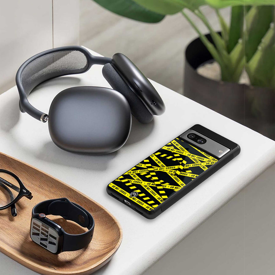 Do Not Cross Warning Phone Cover | Glass Case