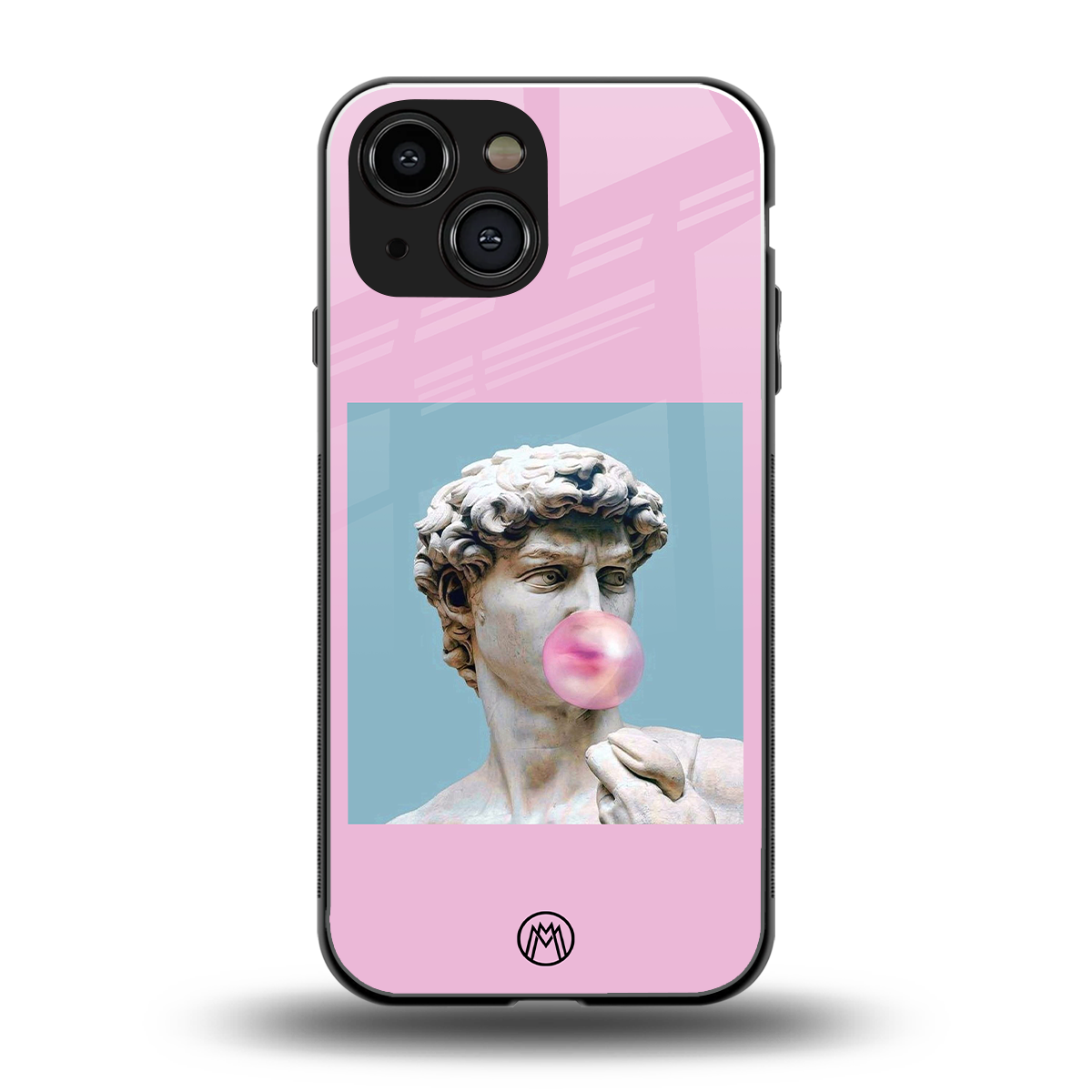 dope david michelangelo back phone cover | glass case for iphone 13 mini