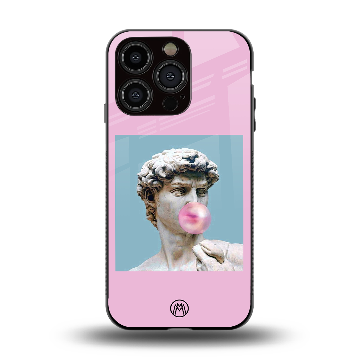 dope david michelangelo back phone cover | glass case for iphone 14 pro