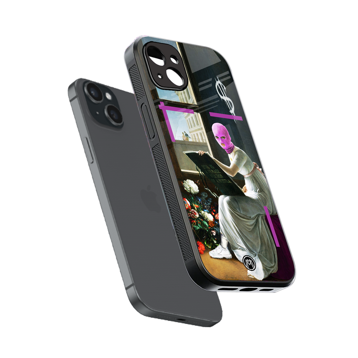 dope diva back phone cover | glass case for iphone 15 plus