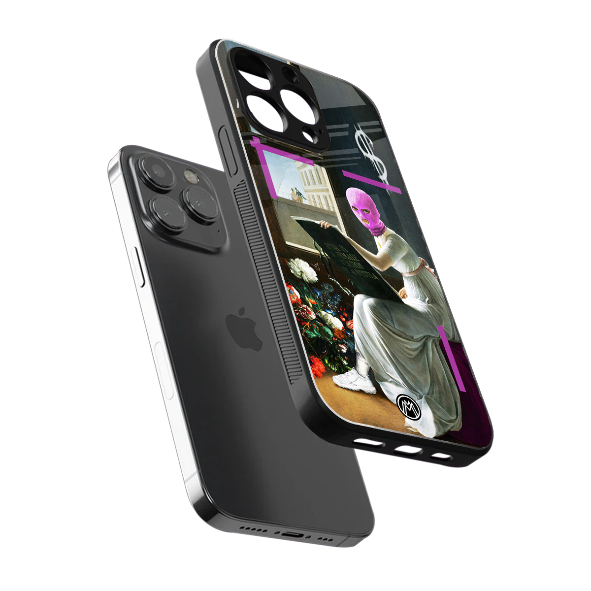 dope diva back phone cover | glass case for iphone 15 pro max