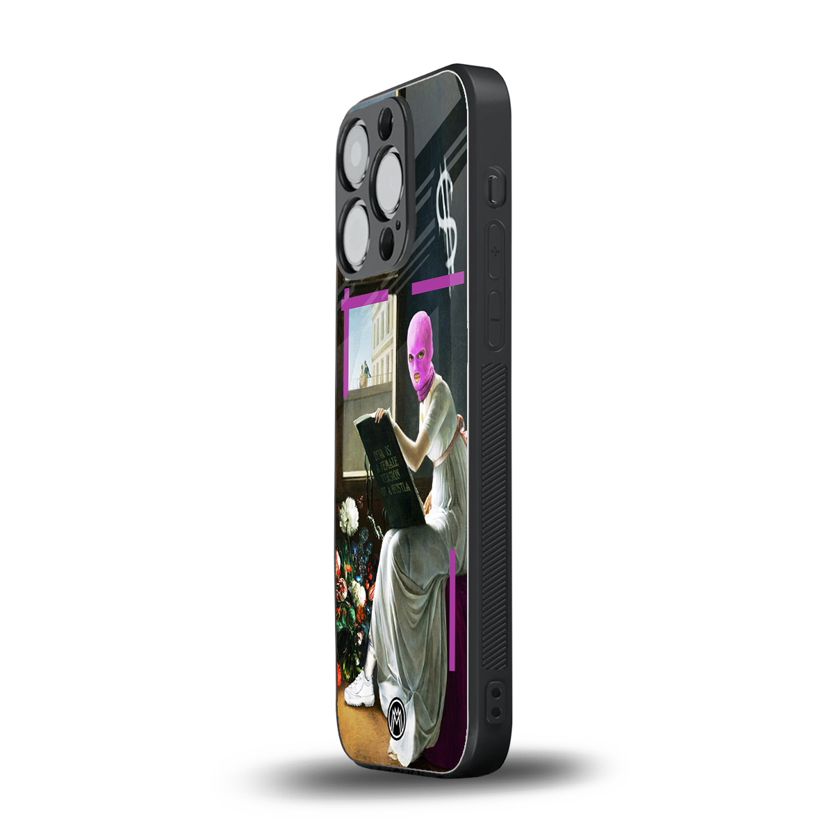 dope diva back phone cover | glass case for iphone 14 pro