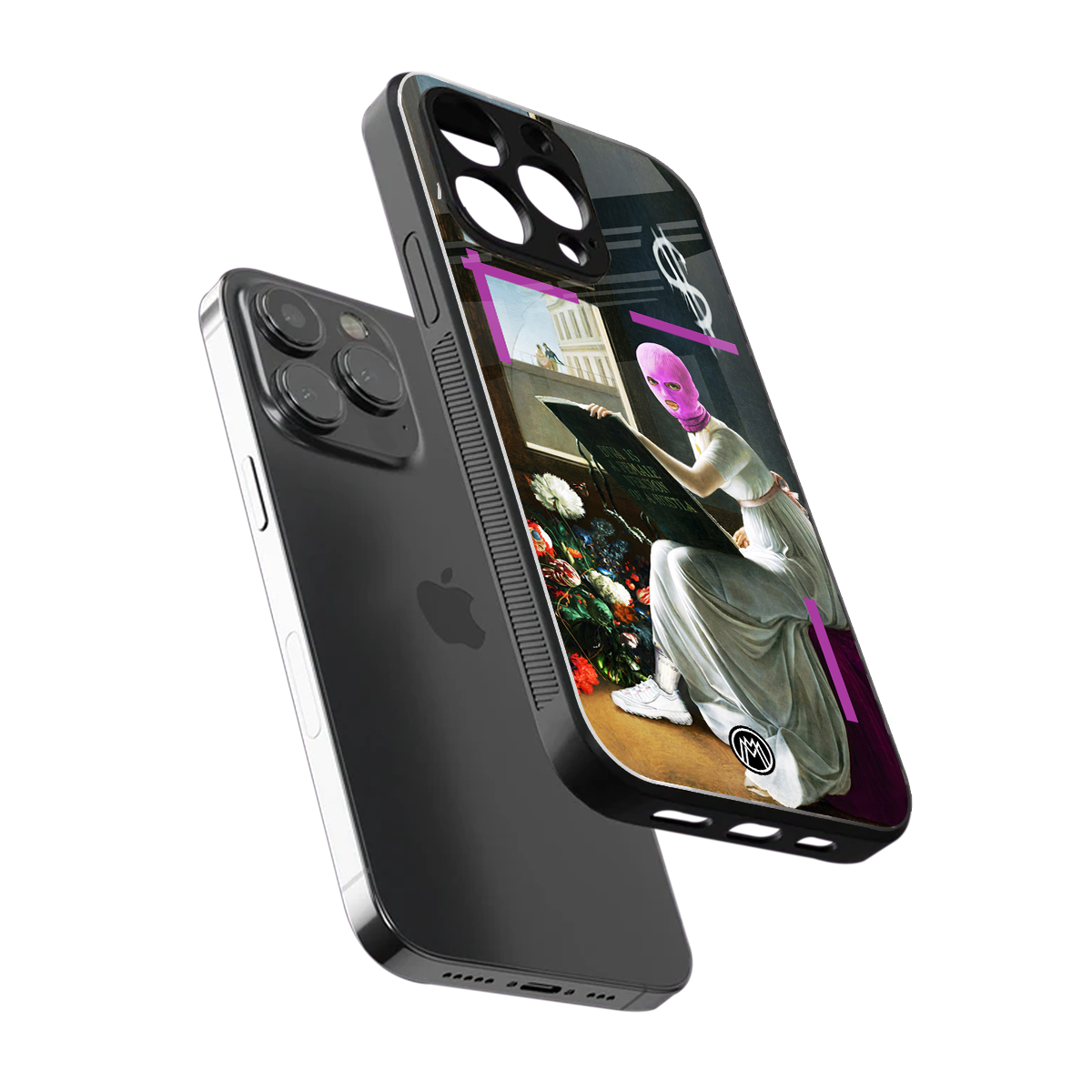 dope diva back phone cover | glass case for iphone 14 pro