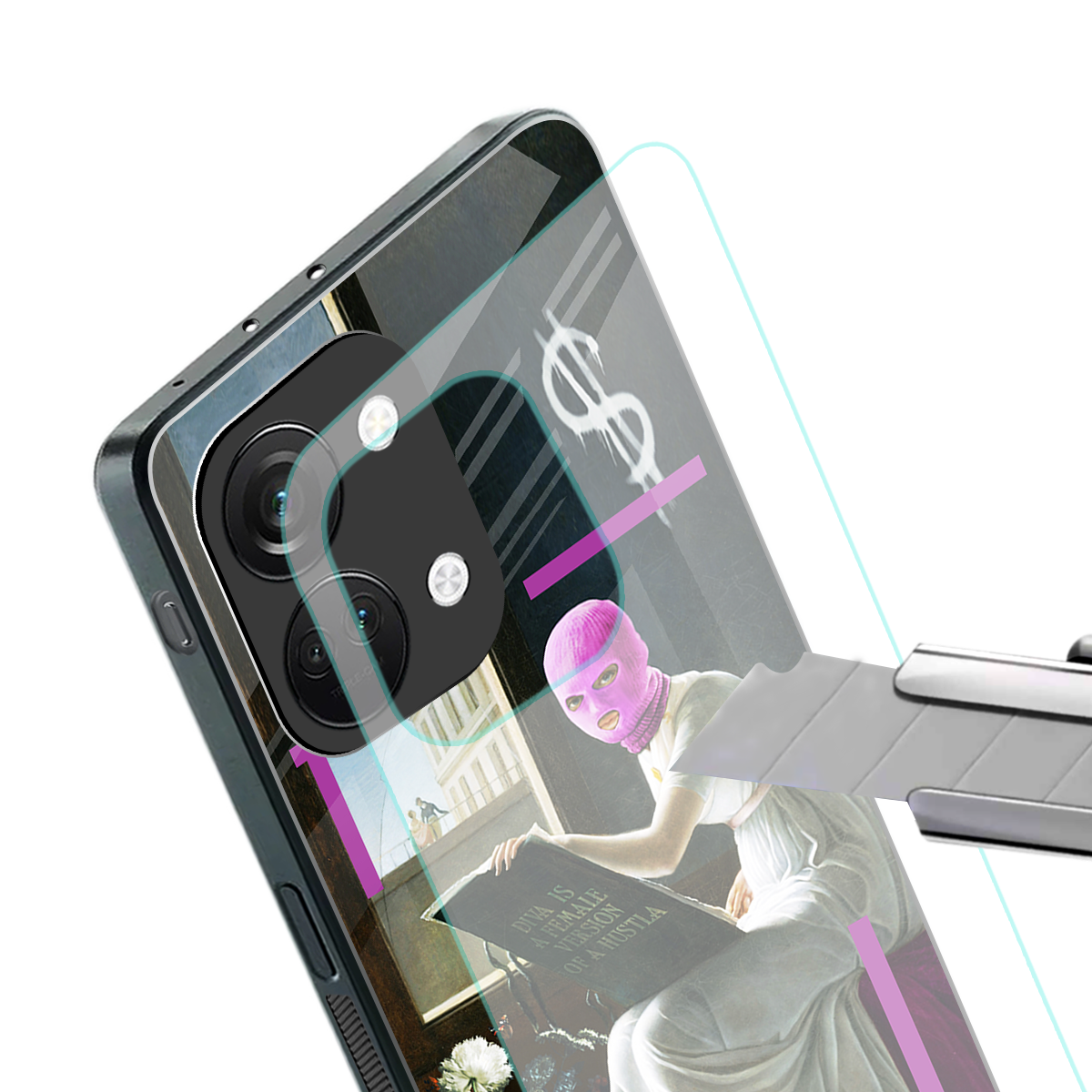 dope diva back phone cover | glass case for oneplus nord 3