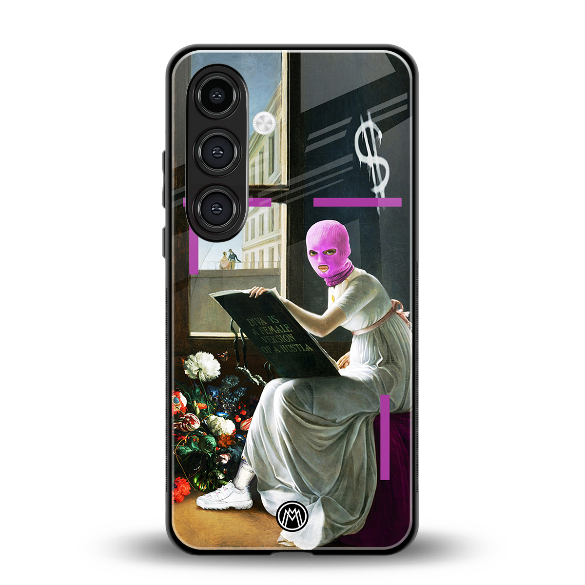 dope diva back phone cover | glass case for samsung galaxy s25 plus