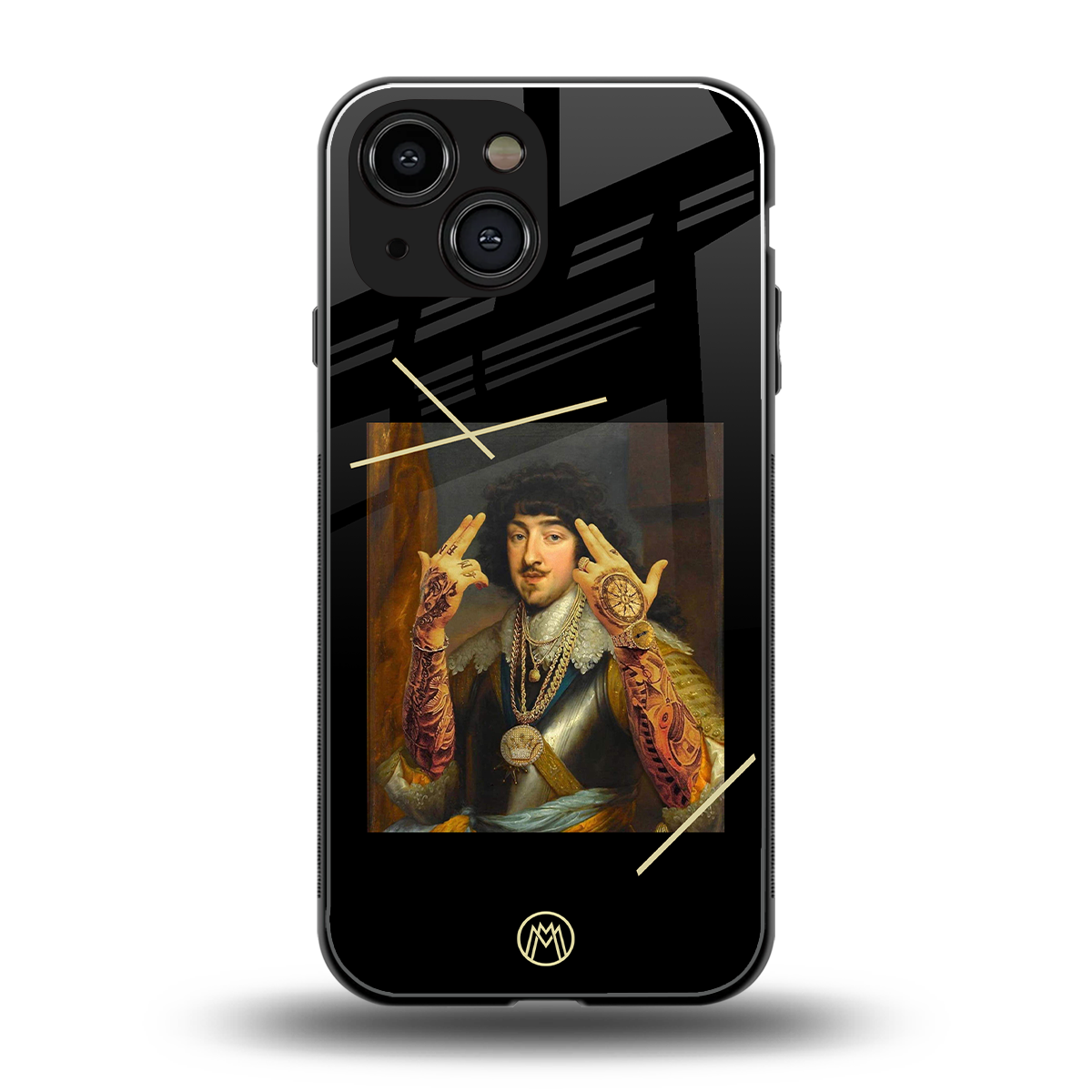 dope napoleon back phone cover | glass case for iphone 13 mini