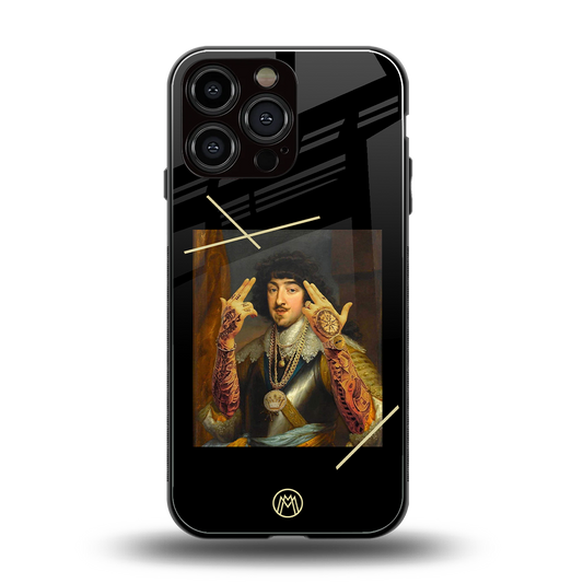 dope napoleon back phone cover | glass case for iphone 14 pro max