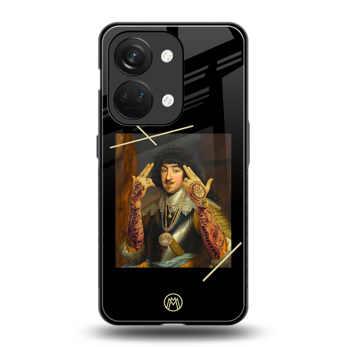 dope napoleon back phone cover | glass case for oneplus nord 3