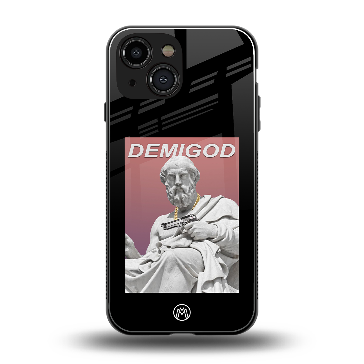 dope socerates back phone cover | glass case for iphone 13 mini
