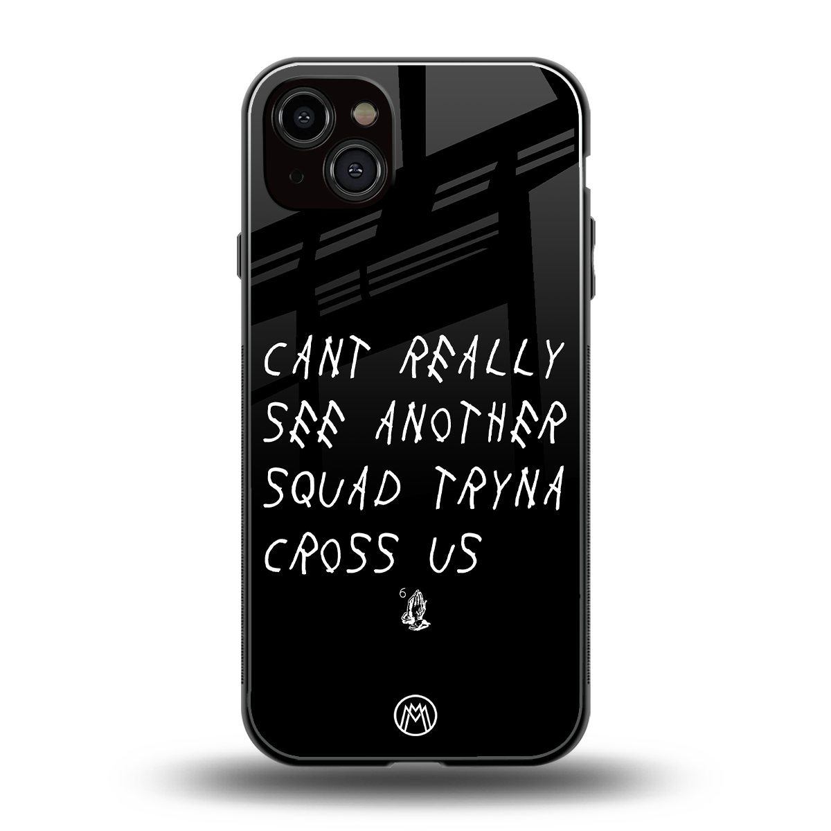 dope squad back phone cover | glass case for iphone 15 plus