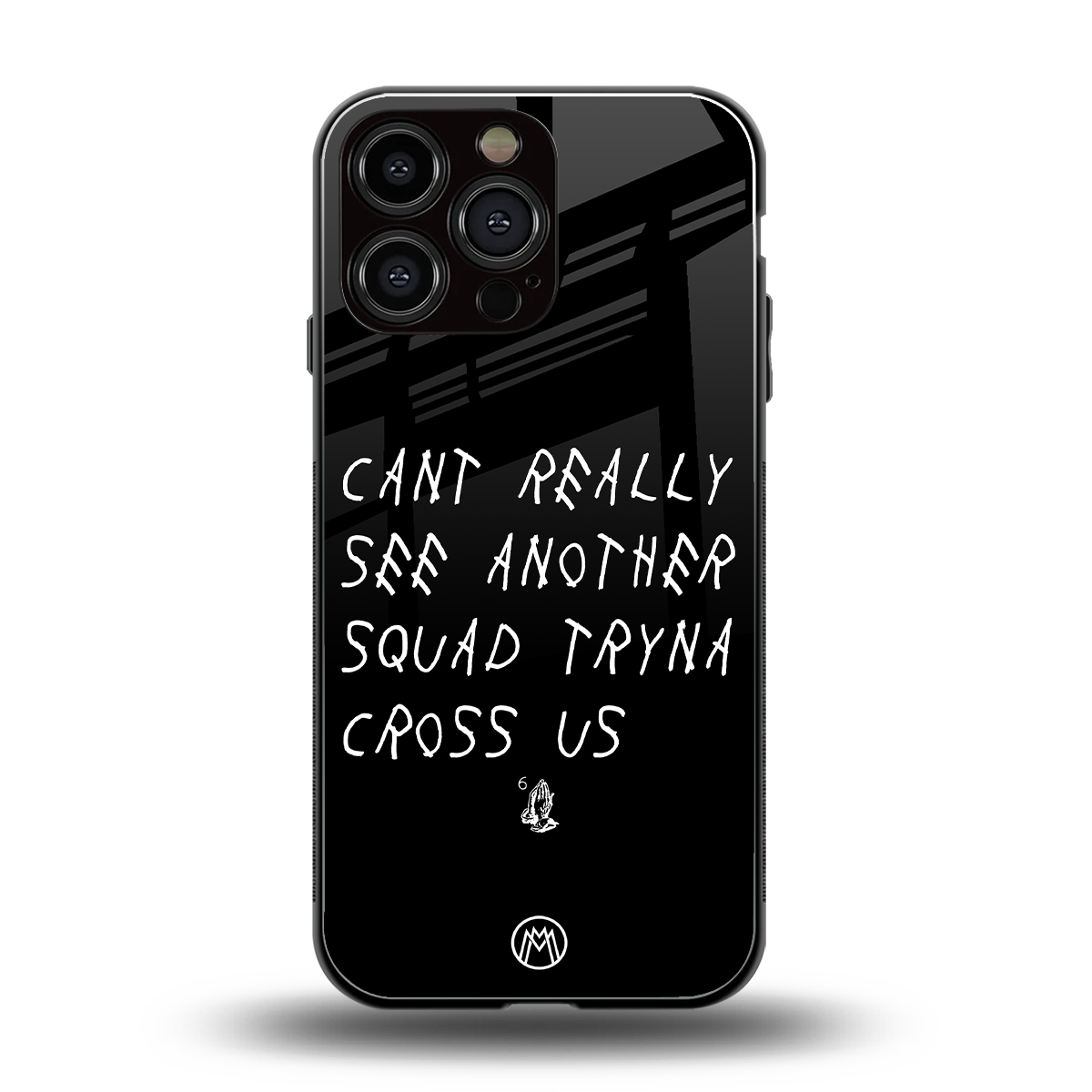 dope squad back phone cover | glass case for iphone 14 pro max