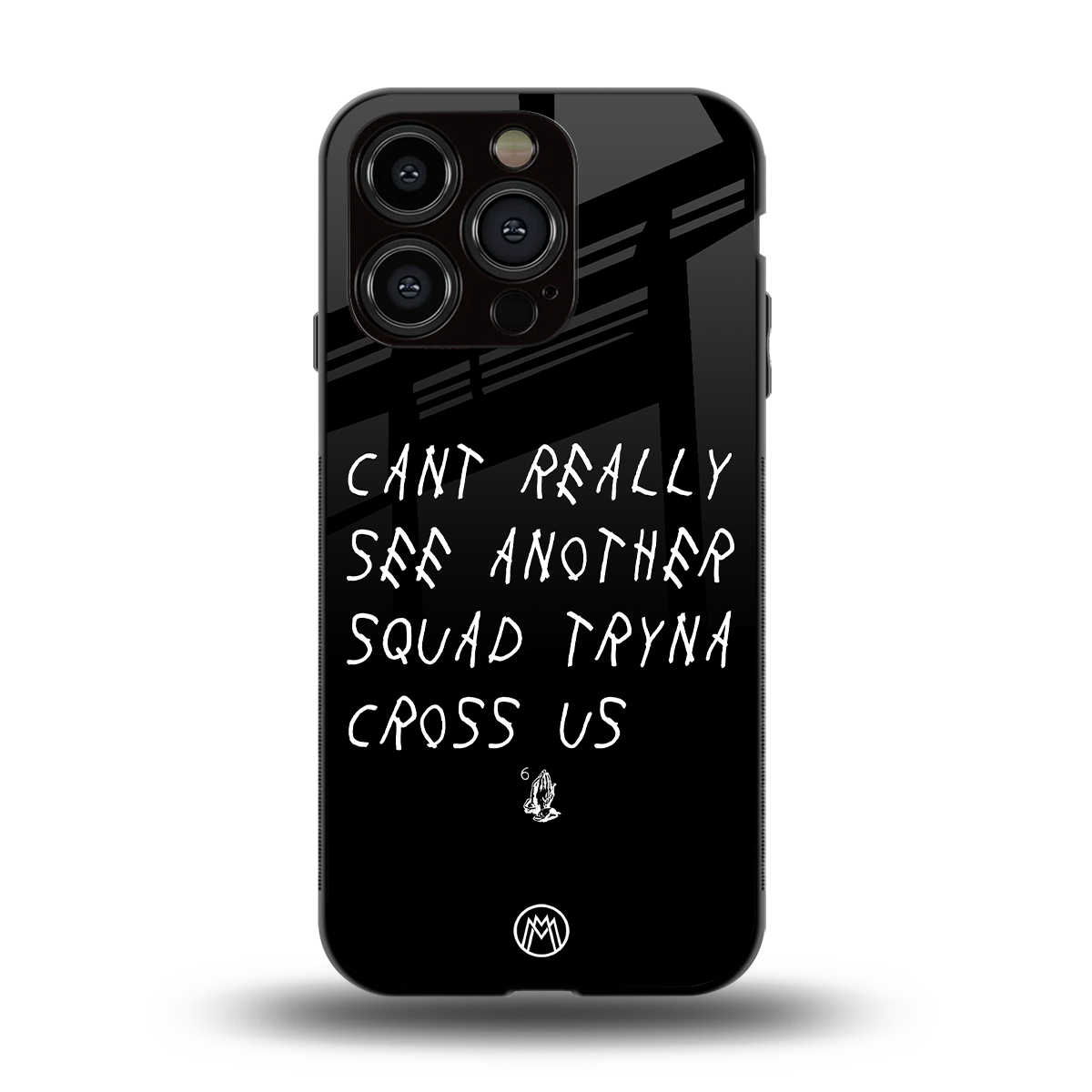 dope squad back phone cover | glass case for iphone 14 pro