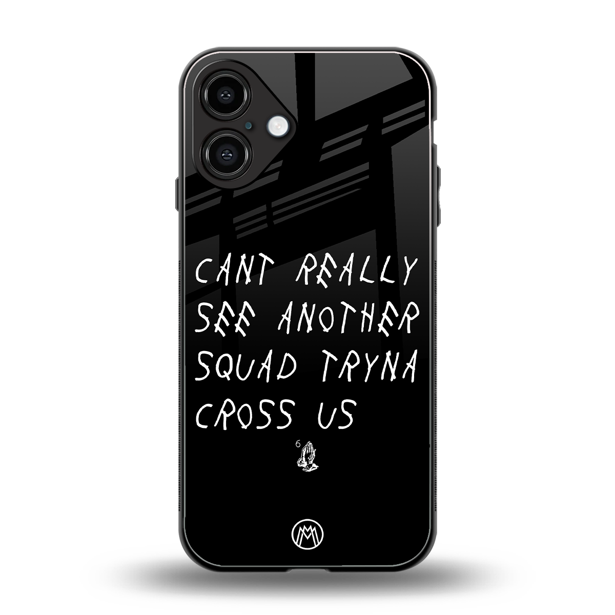 dope squad back phone cover | glass case for iphone 16 plus