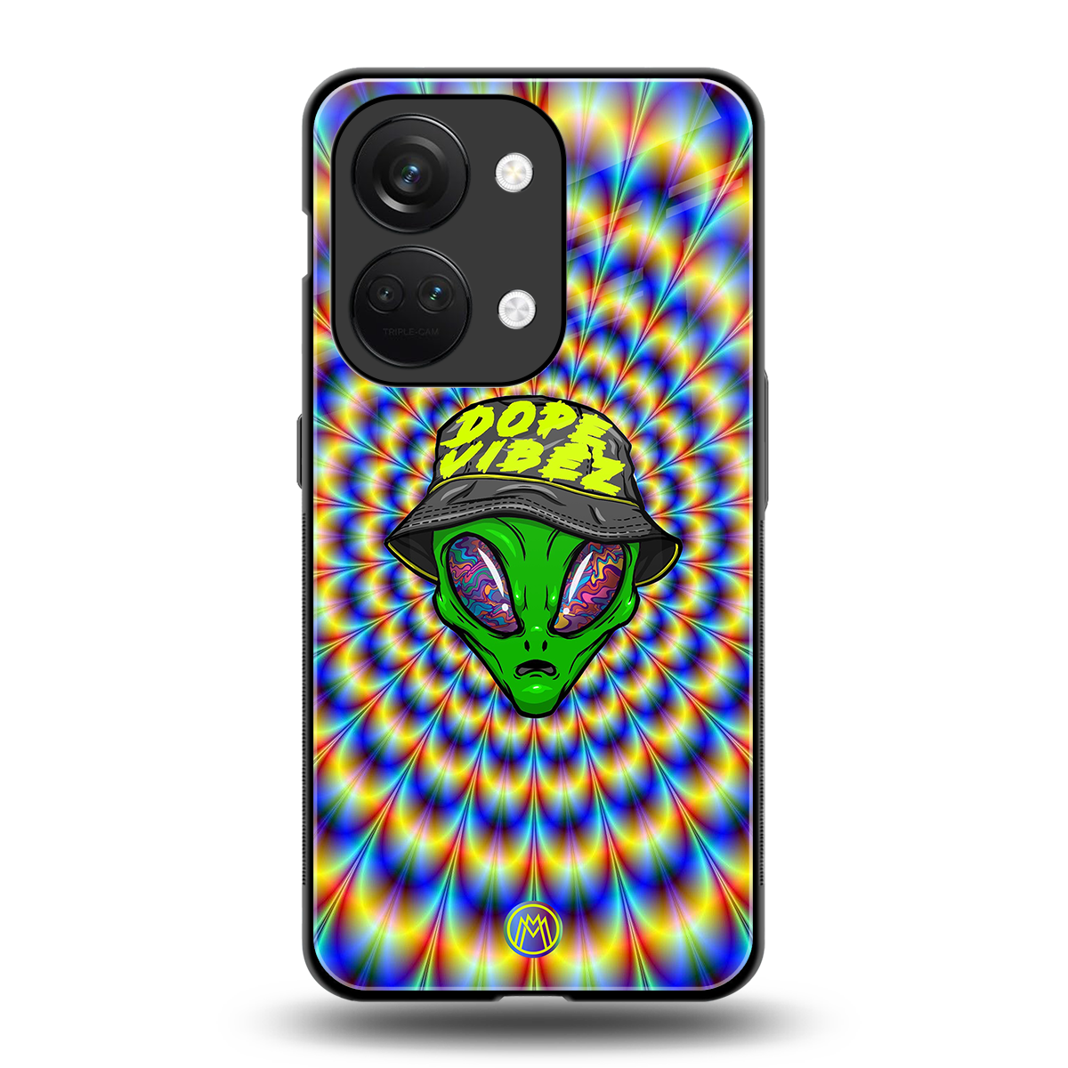 dope vibez back phone cover | glass case for oneplus nord 3