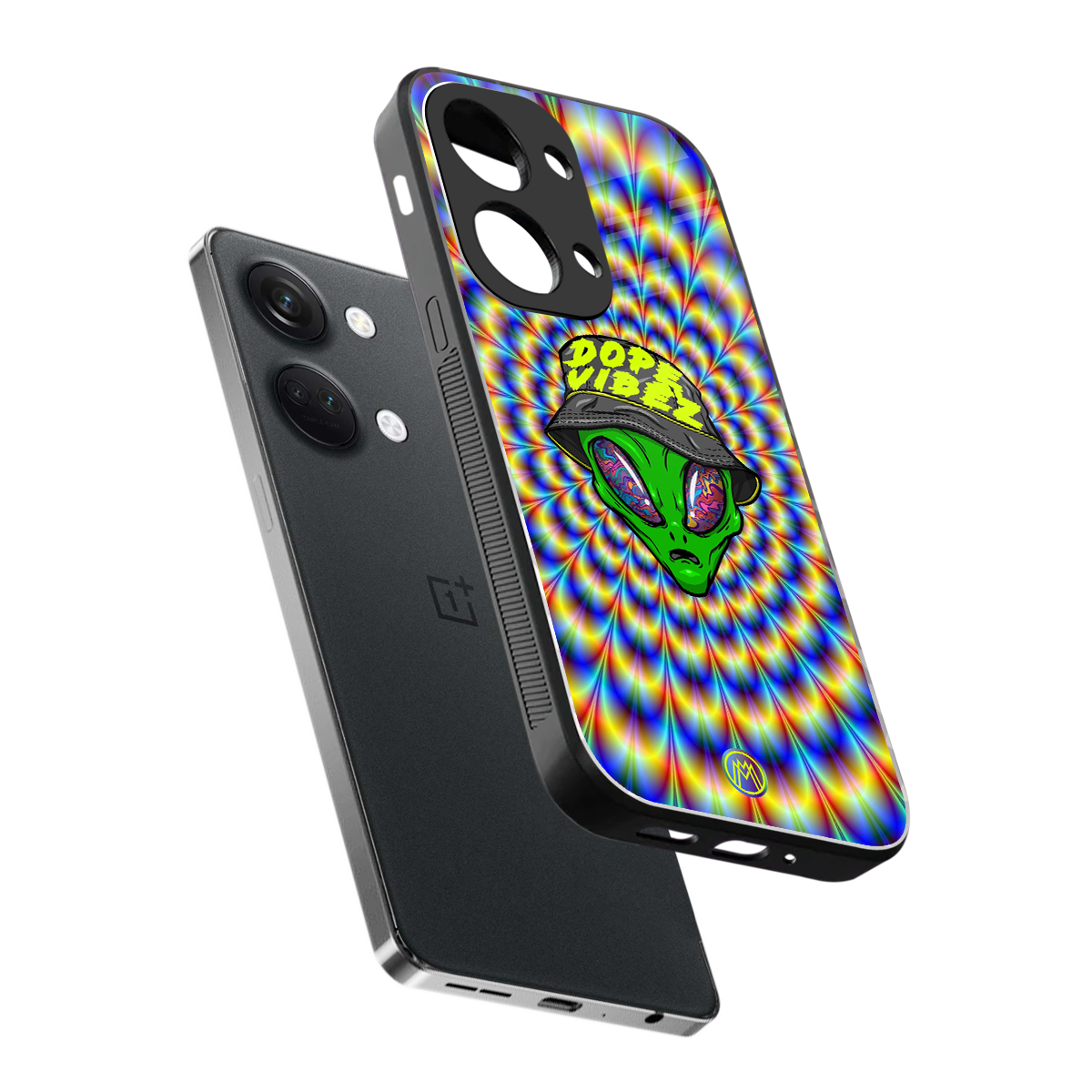 dope vibez back phone cover | glass case for oneplus nord 3