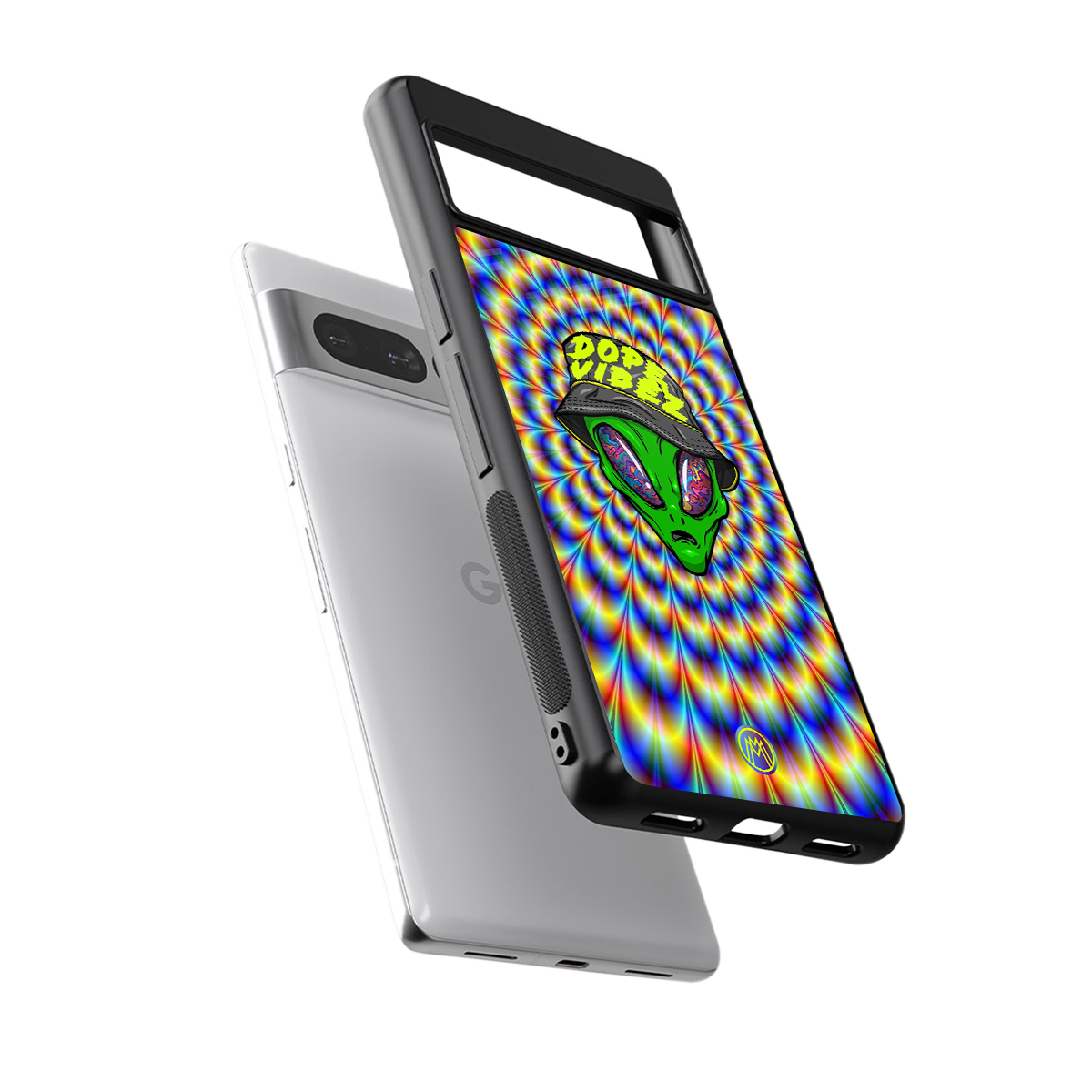 dope vibez back phone cover | glass case for google pixel 7 pro