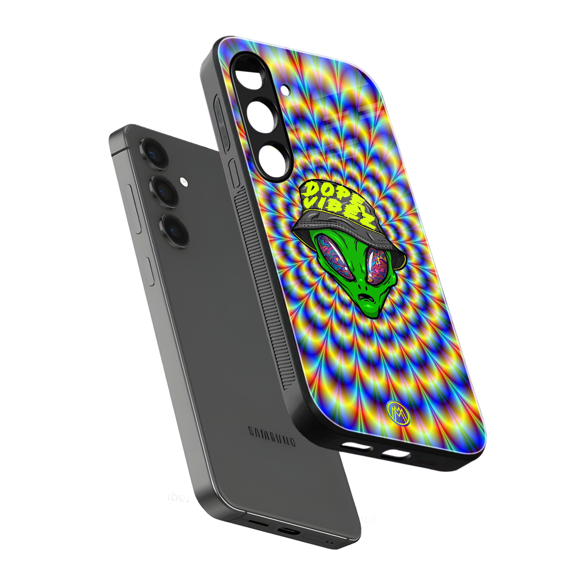 dope vibez back phone cover | glass case for samsung galaxy s24 fe