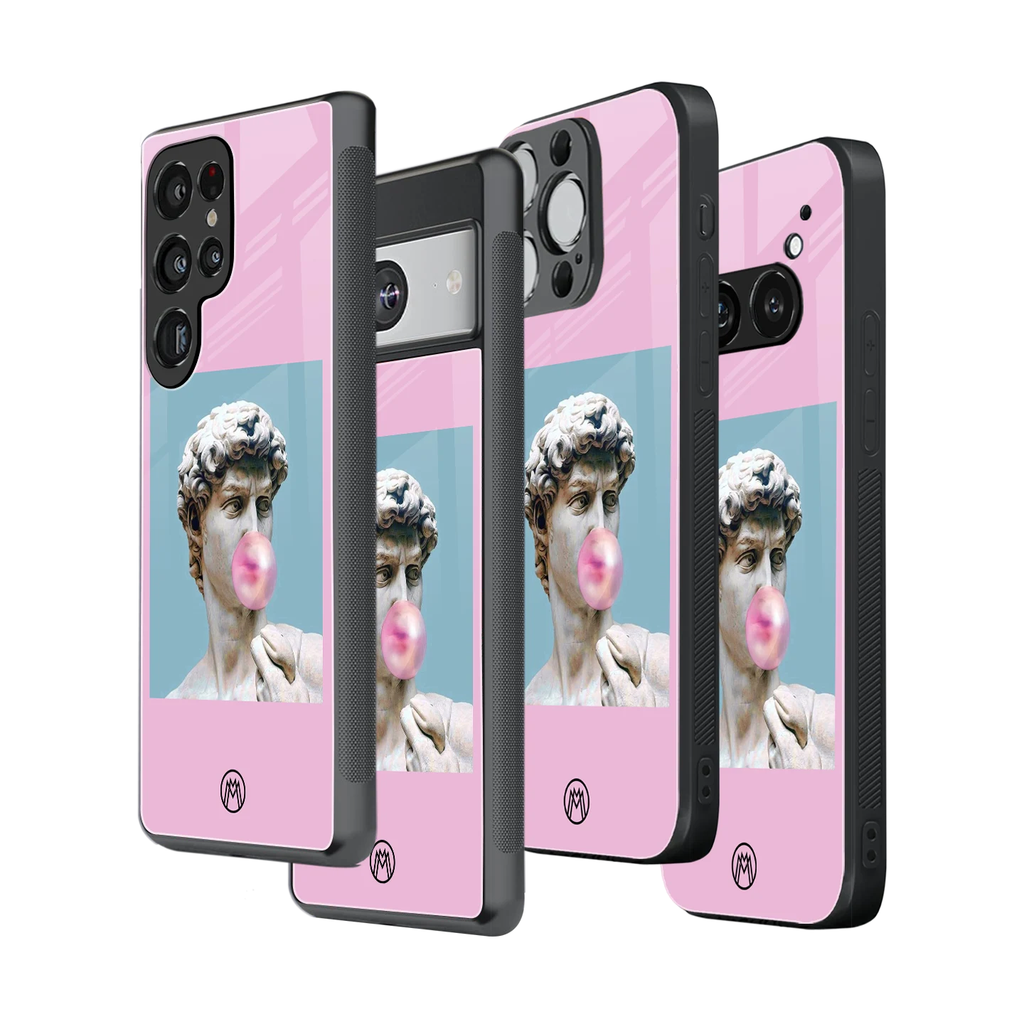 Stylish Glass Back Case for All Smartphones โ iPhone, Samsung, OnePlus, Pixel, Redmi, Oppo, Vivo, Motorola