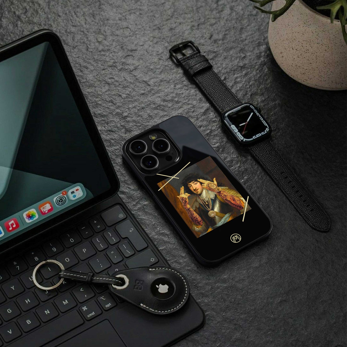 dope napoleon back phone cover | glass case for iphone 13 mini