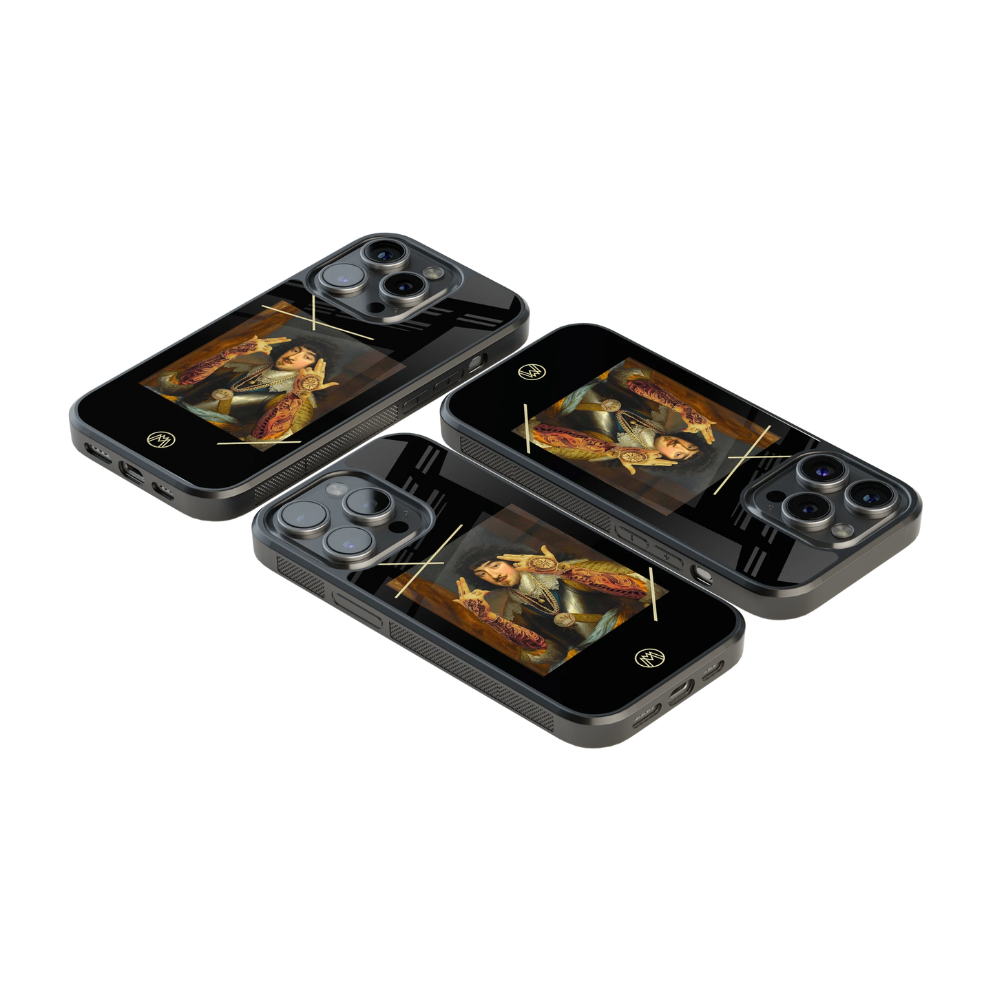 Luxury Glass Back Mobile Cover for iPhone, Samsung Galaxy, OnePlus, Pixel, Redmi & More