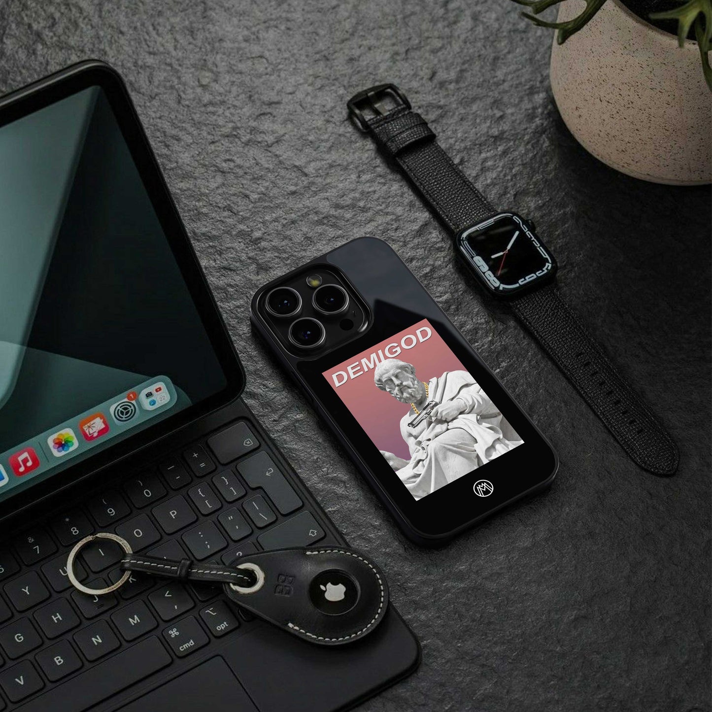 dope socerates back phone cover | glass case for iphone 13 mini
