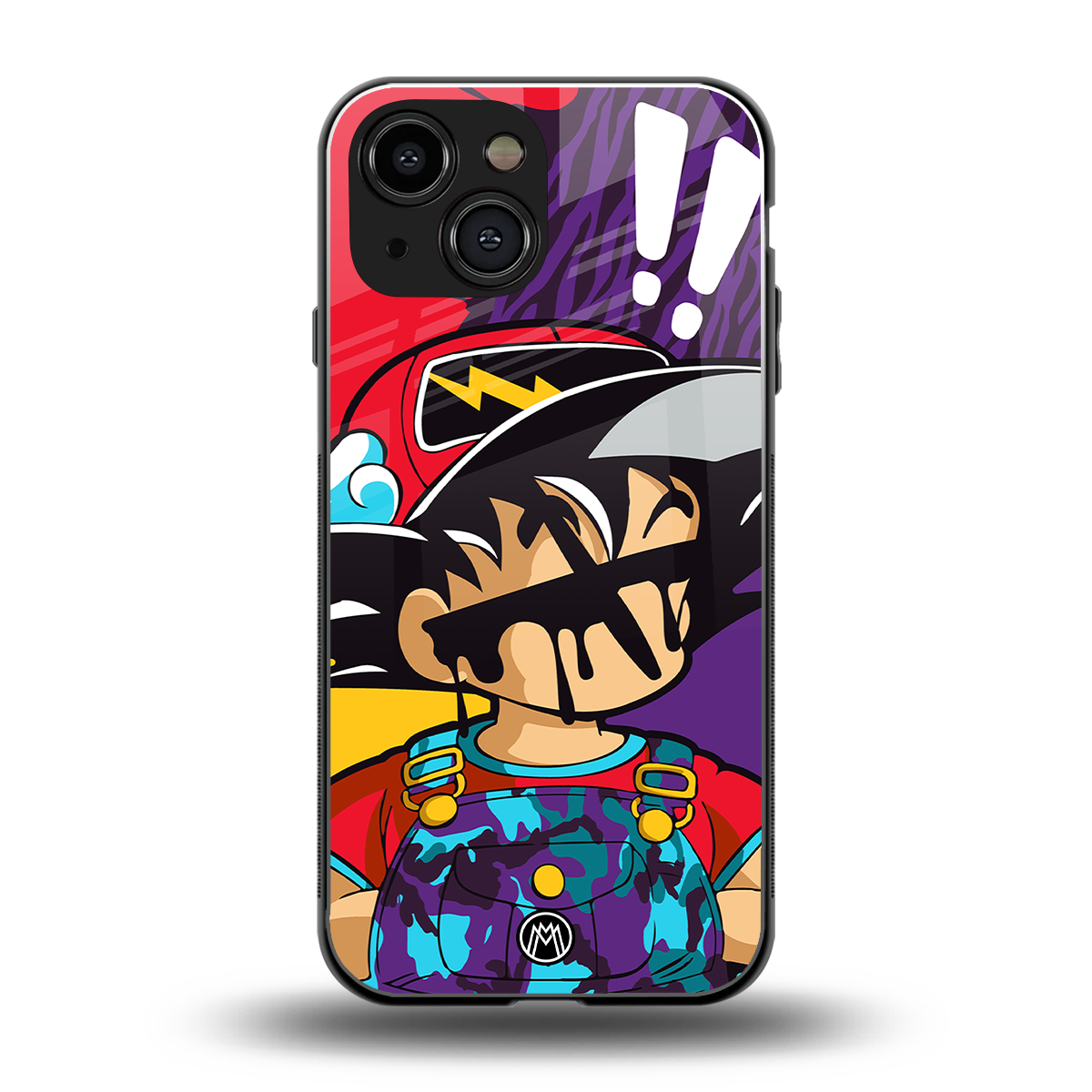 dragon ball z art back phone cover | glass case for iphone 13 mini