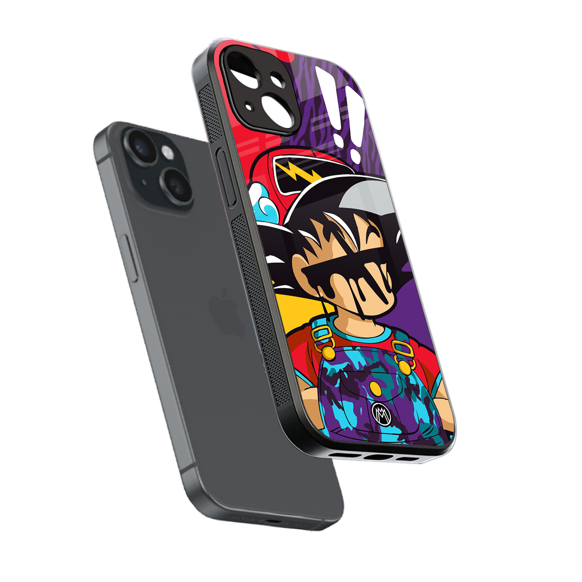 dragon ball z art back phone cover | glass case for iphone 13 mini