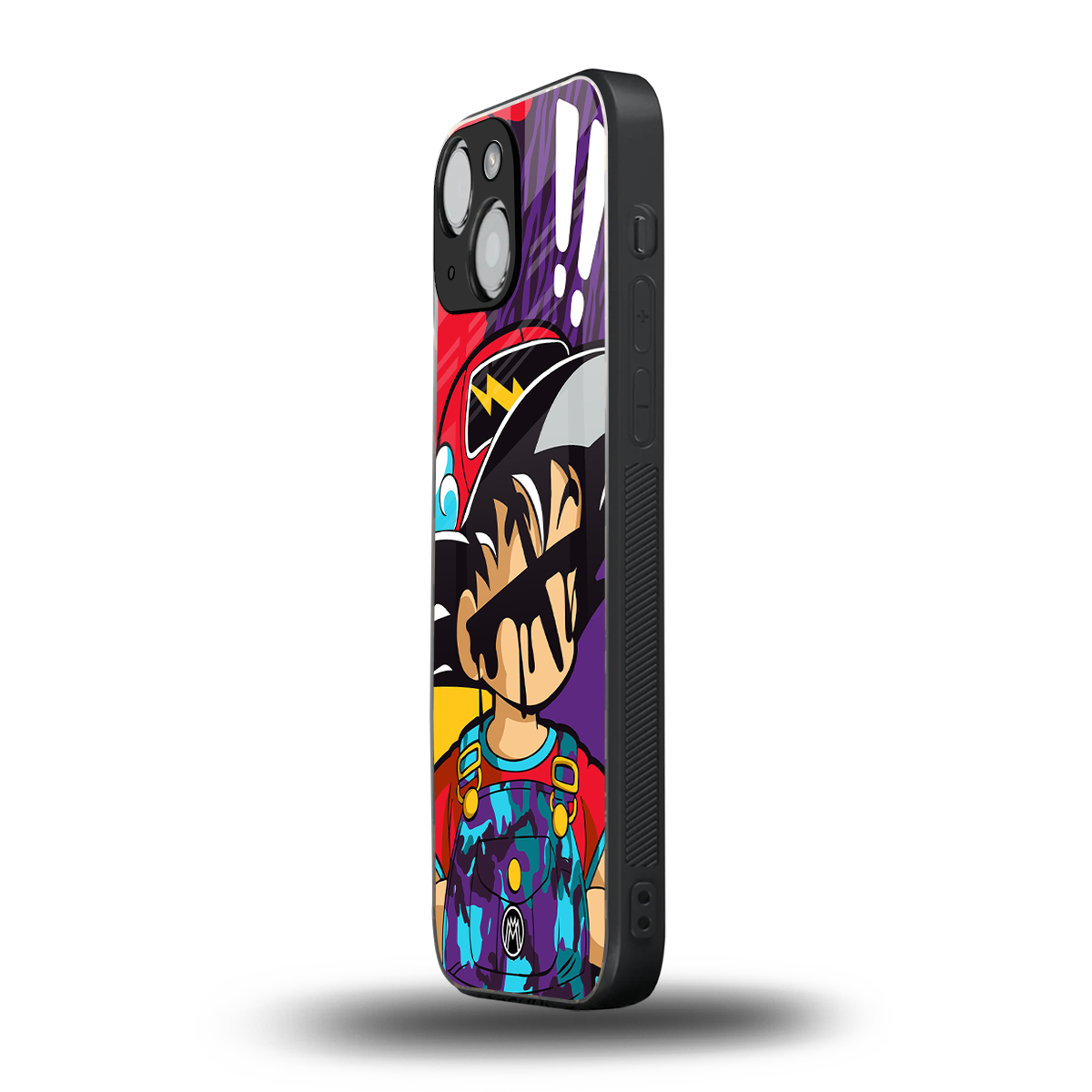 dragon ball z art back phone cover | glass case for iphone 13 mini