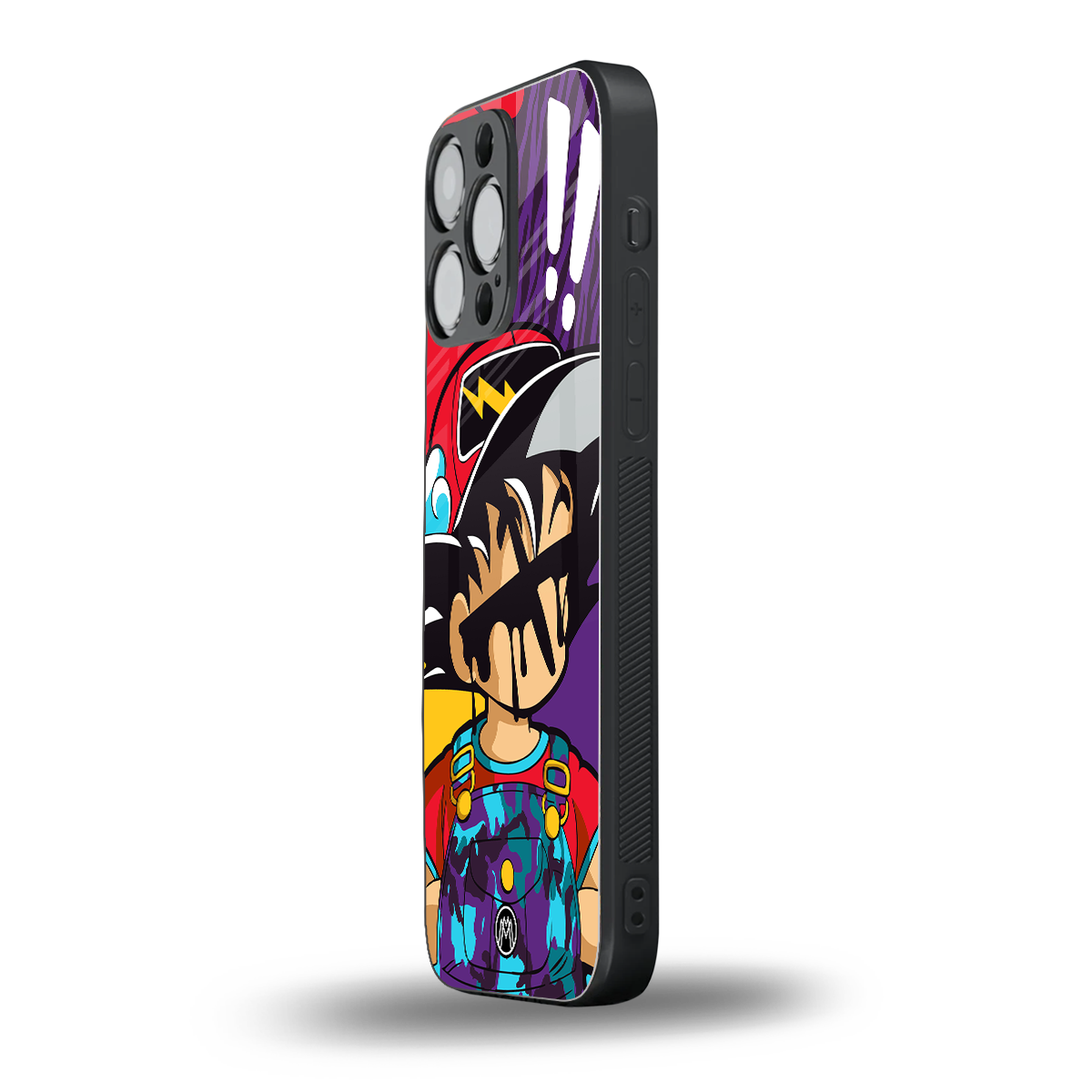 dragon ball z art back phone cover | glass case for iphone 14 pro max